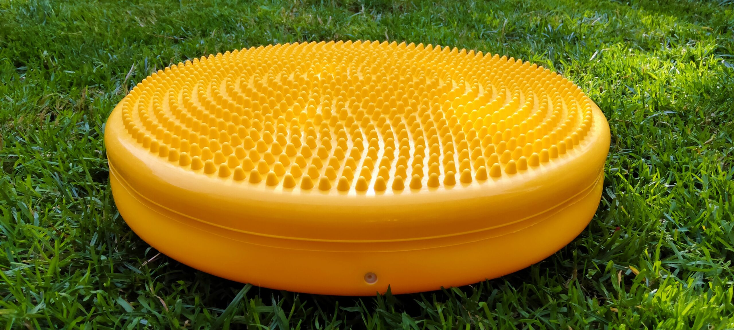 Poduszka sensoryczna Ø33 cm (żółta) - obrazek 7