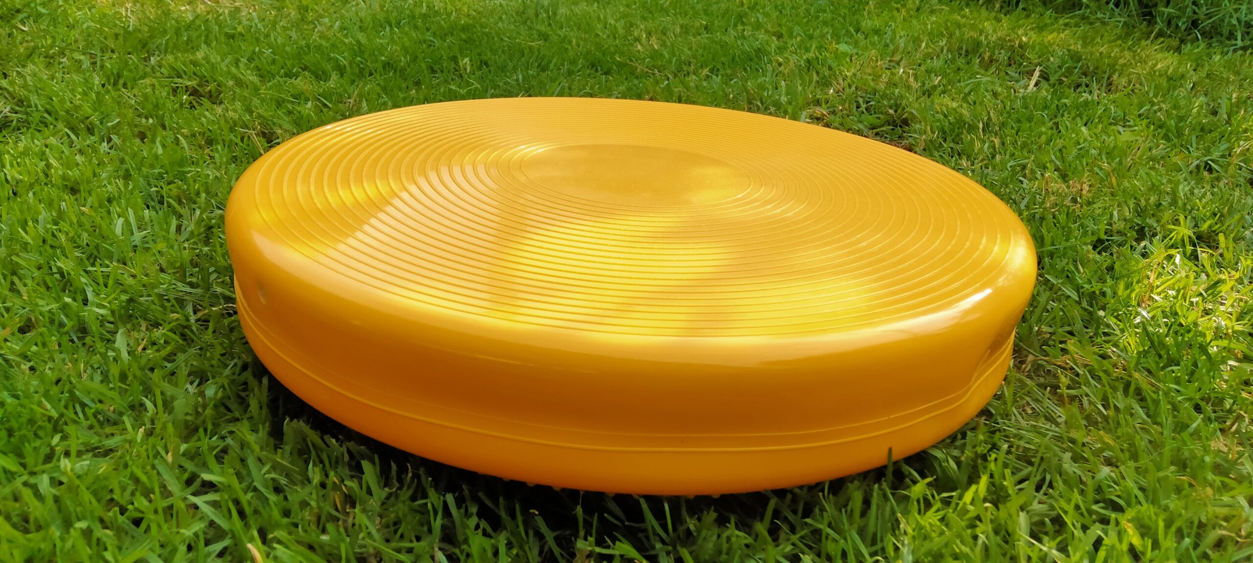 Poduszka sensoryczna Ø33 cm (żółta) - obrazek 4