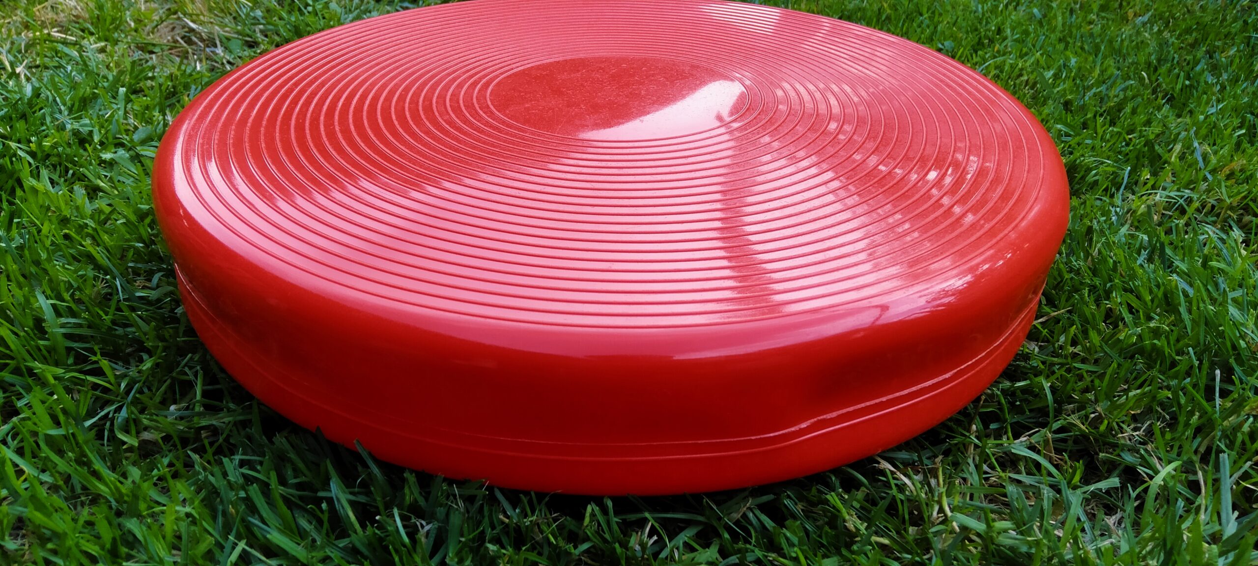 Poduszka sensoryczna Ø33 cm (czerwona) - obrazek 3