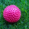 Piłka jeż Ø10 cm (różowa) - obrazek 3