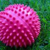Piłka jeż Ø10 cm (różowa) - obrazek 2
